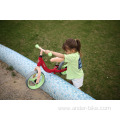 Children Running Bike Slide By Feet